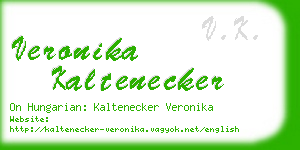 veronika kaltenecker business card